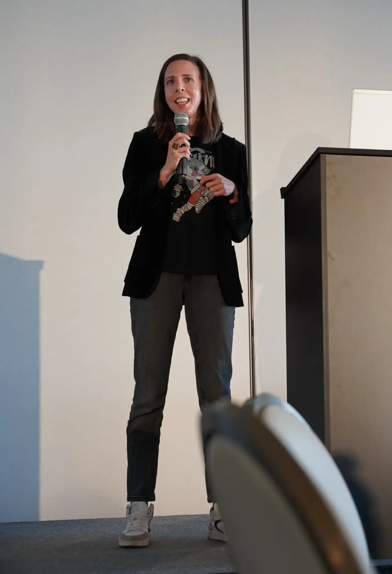 Amber Halteman speaking